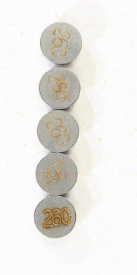 K&L Supply - 13-6751 - 7.50mm Valve Shim Refill, 2.60mm (5 Pack)