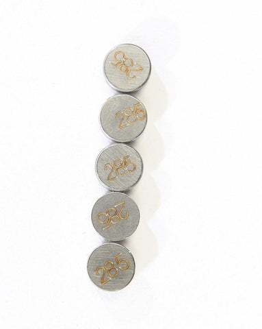 K&L Supply - 13-6756 - 7.50mm Valve Shim Refill, 2.85mm (5 Pack)