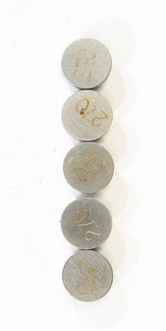 K&L Supply - 13-6784 - 9.50mm Valve Shim Refill, 2.70mm (5 Pack)