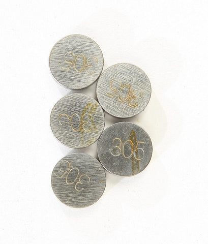 K&L Supply - 13-6791 - 9.50mm Valve Shim Refill, 3.05mm (5 Pack)