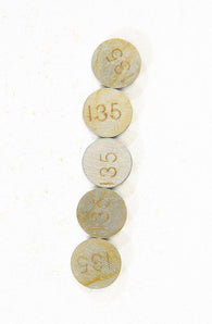 K&L Supply - 13-6797 - 9.50mm Valve Shim Refill, 1.35mm (5 Pack)