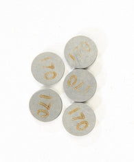 K&L Supply - 13-6815 - 9.50mm Valve Shim Refill, 1.70mm (5 Pack)