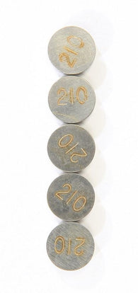 K&L Supply - 13-6828 - 9.50mm Valve Shim Refill, 2.10mm (5 Pack)