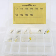 K&L Supply - 13-6837 - 9.50mm Valve Shim Kit, 50 pieces, Sizes 1.35 thru 1.80