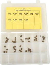 K&L Supply - 13-7017 - 9.50mm Valve Shim Kit, 50 pieces, Sizes 2.30 thru 2.75