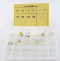 K&L Supply - 13-7018 - 9.50mm Valve Shim Kit, 50 pieces, Sizes 2.60 thru 3.05