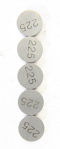 K&L Supply - 13-7684 - 13.00mm Valve Shim Refill, 2.25mm (5 Pack)
