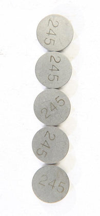 K&L Supply - 13-7688 - 13.00mm Valve Shim Refill, 2.45mm (5 Pack)