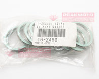 K&L 16-2490 Exhaust Pipe Gasket (10 Pack) For Suzuki 14181-35G00 - Made In Japan
