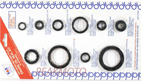 HONDA CRF250R/X 2004-2006 Complete Engine Oil Kit K&S Technologies 51-1049