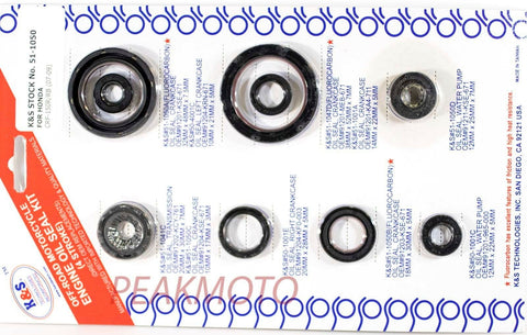 HONDA CRF150R/RB 2007-2009, 2012-2016 Complete Engine Oil Kit K&S 51-1050