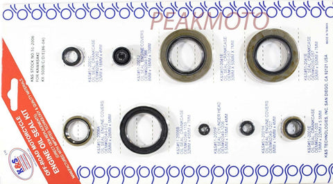 Kawasaki KX500 1988-2004 Complete Engine Oil Kit K&S Technologies 51-2006