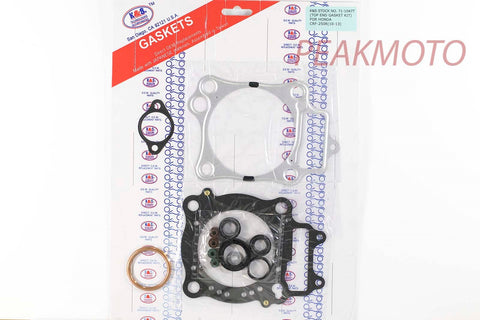 HONDA CRF250R 2010-2016 Top End Gasket Kit K&S Technologies 71-1047T