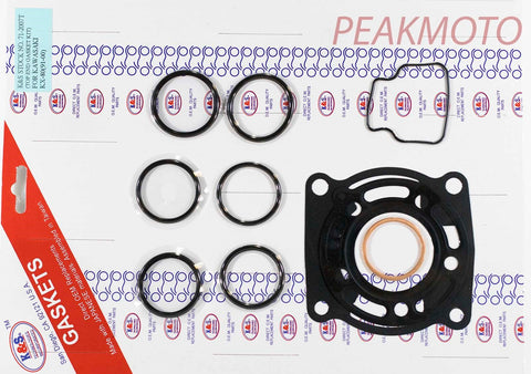 Kawasaki KX80 1991-2000 Top End Gasket Kit K&S Technologies 71-2007T