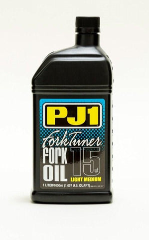 PJ1 Fork Tuner Fork Oil 15 WT Light Medium 1 Liter (1 Quart) 1000mL Bottle