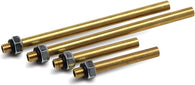 Motion Pro 08-0013 5mm x P0.8mm Brass Carb Adapter Set (2 Short/2 Long)