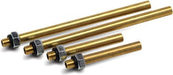 Motion Pro 08-0013 5mm x P0.8mm Brass Carb Adapter Set (2 Short/2 Long)