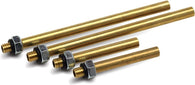 Motion Pro 08-0040 6mm x P1.0mm Brass Carb Adapter Set (2 Short/2 Long)