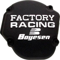 Boyesen SC-02AB - Factory Ignition Cover + Gasket, Black Honda CR250R 2002-2007