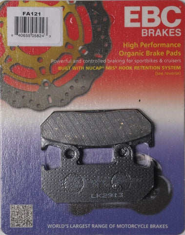EBC - FA121 - Organic Brake Pads HONDA CBR600F Hurricane 1987-1990  Front