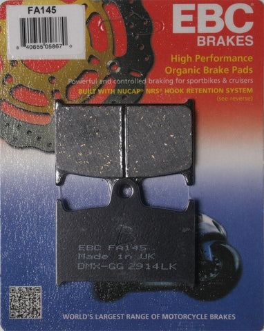 EBC FA145 Organic Brake Pads For Suzuki GSX-R600 W 1992-1993  Front