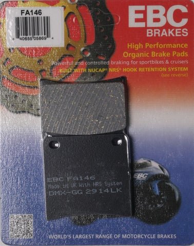 EBC FA146 Organic Brake Pads For Suzuki GSX600F Katana 1988-1997  Front