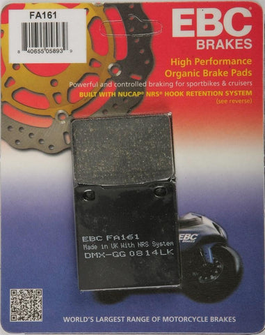 EBC - FA161 - Organic Brake Pads KAWASAKI ZX750 H ZX-7 1989-1990 Rear