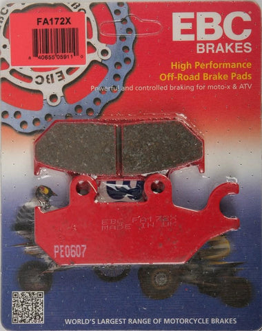 EBC - FA172X - X Series Carbon Brake Pads YAMAHA XT600E 1990-1995  Front