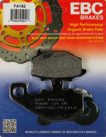 EBC - FA192 - Organic Brake Pads