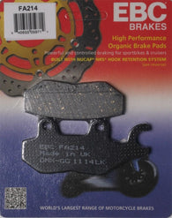 EBC - FA214 - Organic Brake Pads TRIUMPH Tiger 885cc 92-97 Left, Front