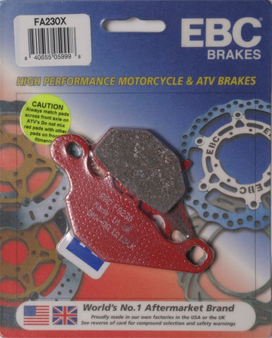 EBC FA230X Carbon Brake Pads For SUZUKI RM80 RM85 96-04, DRZ125 03-16 FRONT