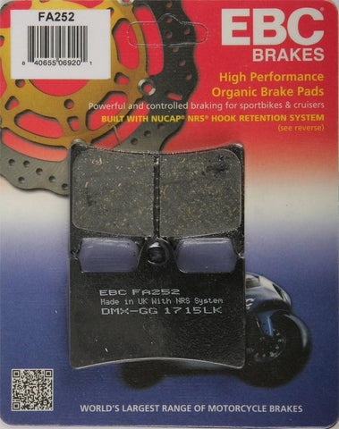 EBC - FA252 - Organic Brake Pads