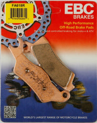 EBC - FA618R - R Series Sintered Brake Pads - Made In USA