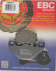 EBC - FA67/3 - Organic Brake Pads REAR Kawasaki EX500 Ninja 500 1994-2009