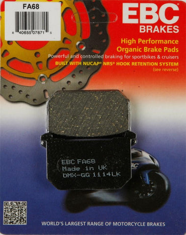 EBC - FA68 - Organic Brake Pads