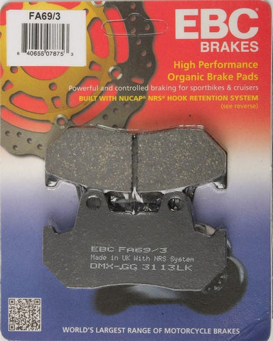 EBC - FA69/3 - Organic Brake Pads