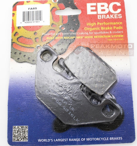 EBC - FA85 - Organic Brake Pads FRONT Kawasaki VN800 VN750 EN500 Vulcan
