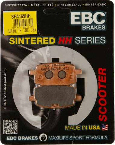 EBC SFA169HH SFA Sintered Scooter Brake Pads (Made In USA)