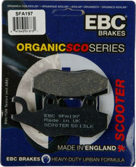 EBC SFA197 SFA Oragnic Scooter Brake Pads (Made In The UK)
