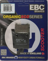 EBC SFA257/2 SFA Oragnic Scooter Brake Pads (Made In The UK)