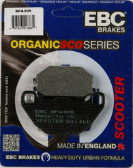 EBC SFA305 SFA Oragnic Scooter Brake Pads (Made In The UK)