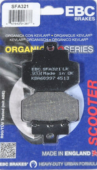 EBC SFA321 SFA Oragnic Scooter Brake Pads (Made In The UK)