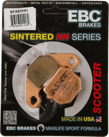 EBC SFA83HH SFA Sintered Scooter Brake Pads (Made In USA)