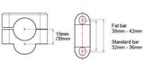 ZETA - ZE53-0130 - 7/8" in. Universal Bar Riser Kit, 30mm (1.2" Rise)