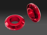 ZETA ZE93-2202 Fast Rear Wheel Spacers Red Kawasaki KX250F 04-17, KX450F 06-17