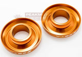 ZETA - ZE93-2503 - Quick Change Fast Rear Captive Wheel Spacers, Orange KTM