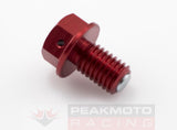 ZETA - ZE58-1323 - Magnetic Drain Plug, Red M10x15mm 1.5mm Pitch