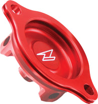 ZETA - ZE90-1083 Red Oil Filter Cover Honda CRF450R 2009-2016 Anodized Aluminum