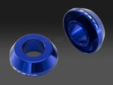ZETA ZE93-2406 Fast Rear Captive Wheel Spacers Blue Yamaha YZ250F YZ450F 09-17