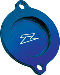 ZETA - ZE90-1362 Blue Oil Filter Cover Yamaha YZ250F 2014-2017, YZ450F 2010-2017